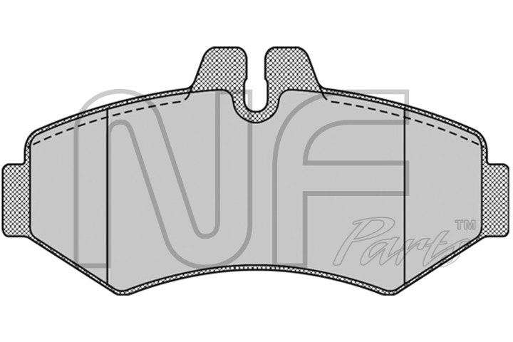 NF PARTS Комплект тормозных колодок, дисковый тормоз NF0008651